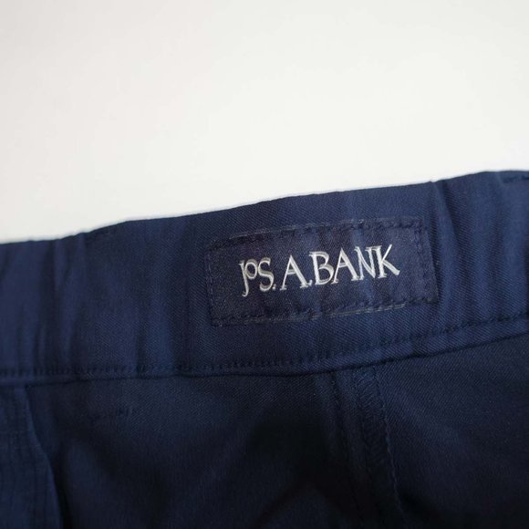 Jos. A. Bank Men's Warp Stretch Tailored Fit Shorts Size 44 NWT Navy Blue - Picture 4 of 6